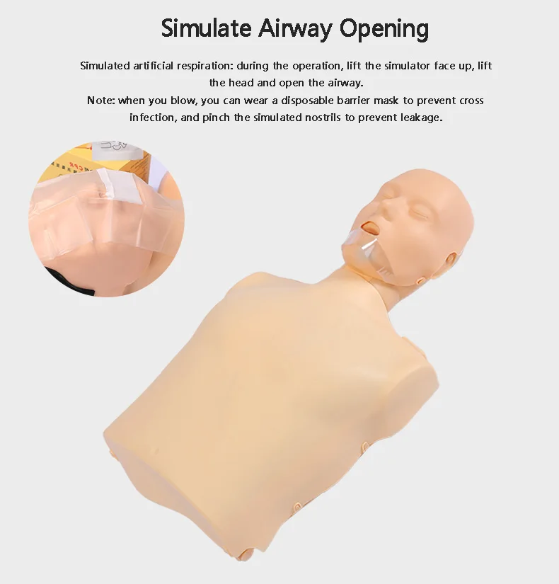 MÔ HÌNH CPR BÁN THÂN CÓ ĐÈN CPR100A