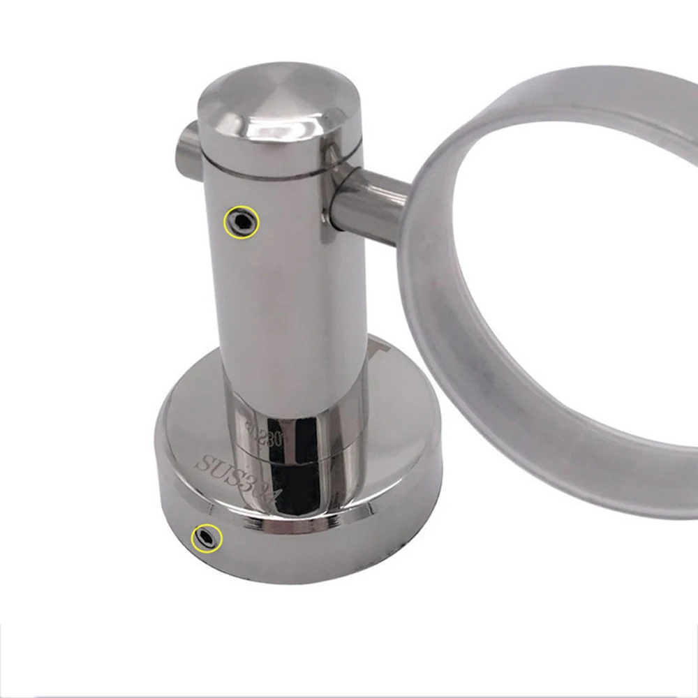 Bathroom Wall-Mounted Round Soap Dispenser Hotel Bathroom Manual Liquid Bottle, Including Shower Gel Bottle And Soap Dispenser