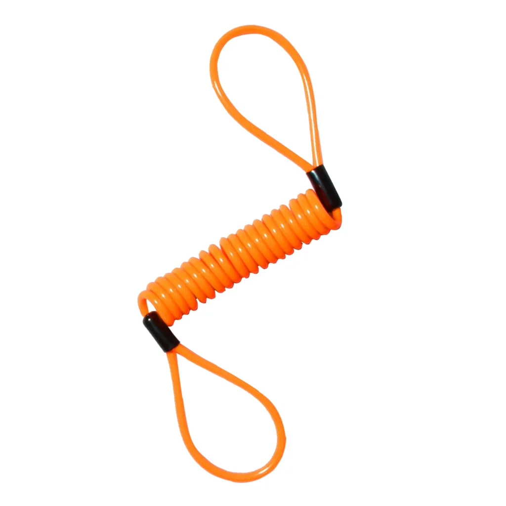 NEW Disk Lock Reminder Brake Accessories Minder Cable Reminder for Motorcycle，150cm Maximum Stretch Length