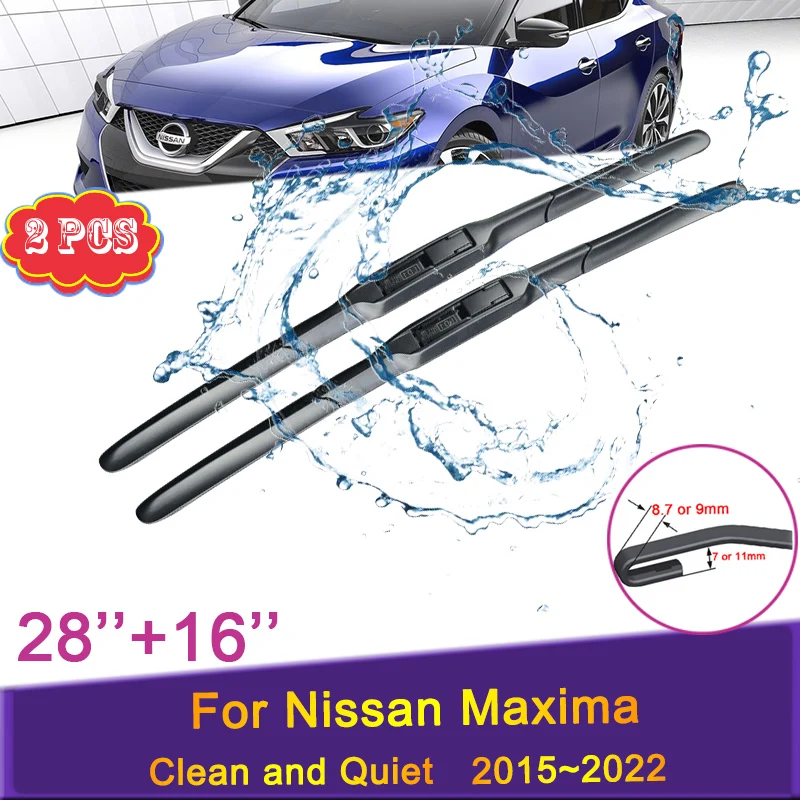 Car Wiper Blades For Nissan Maxima A36 2015 2016 2017 2018 2019 2020