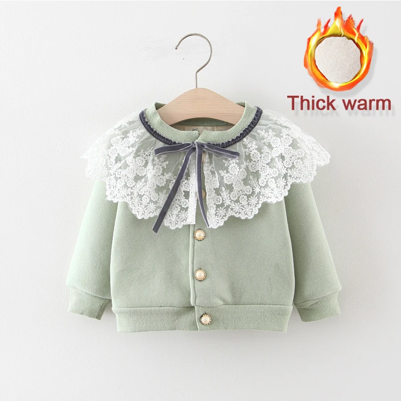 Г. Осенне-зимняя одежда для маленьких девочек, куртка детское плотное теплое пальто с длинными рукавами с рисунком медведя, клубники, вишни