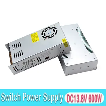 

13.8V DC Power Supply 43.5A 600W Driver Transformer AC110V 220V to DC13.8V Powers Source for Led Lighting Monitor Camera PUMP