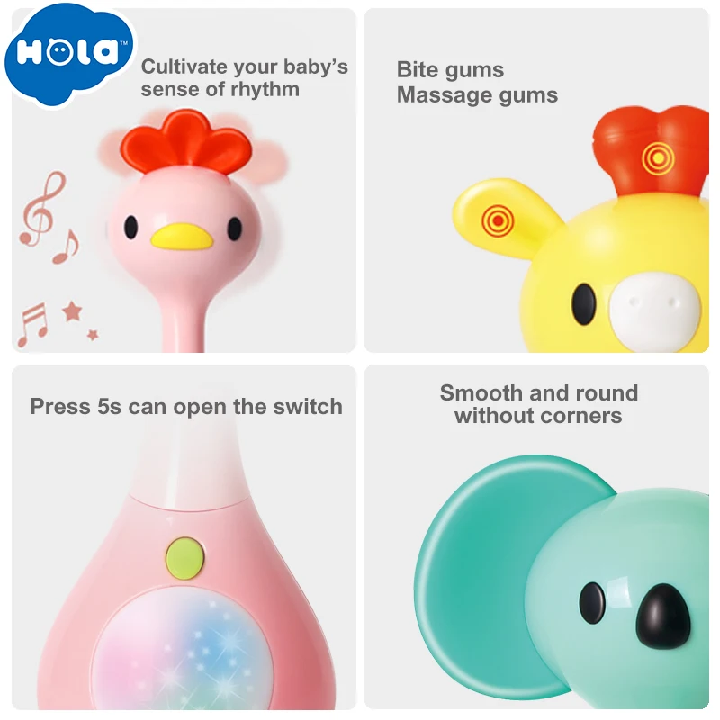 Beste Baby Rammelaars Vroege Ontwikkeling Speelgoed 0 12 Maanden Baby Musical Hand Schudden Rammelaar Speelgoed Grappige Educatief Mobiles Speelgoed Geschenken