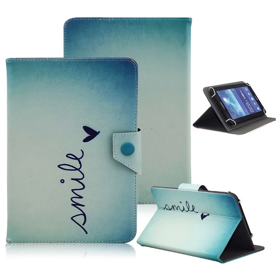7'' Universal Case for 7 inch Tablet PC Printed Leather Flip Case Stand Cover For iPad mini Amazon Fire HD 7 Samsung Tab A 7 (109)