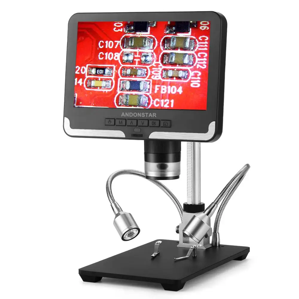  Andonstar 7 inch LCD display AD206 digital microscope for mobile phone repair soldering tool BGA SM