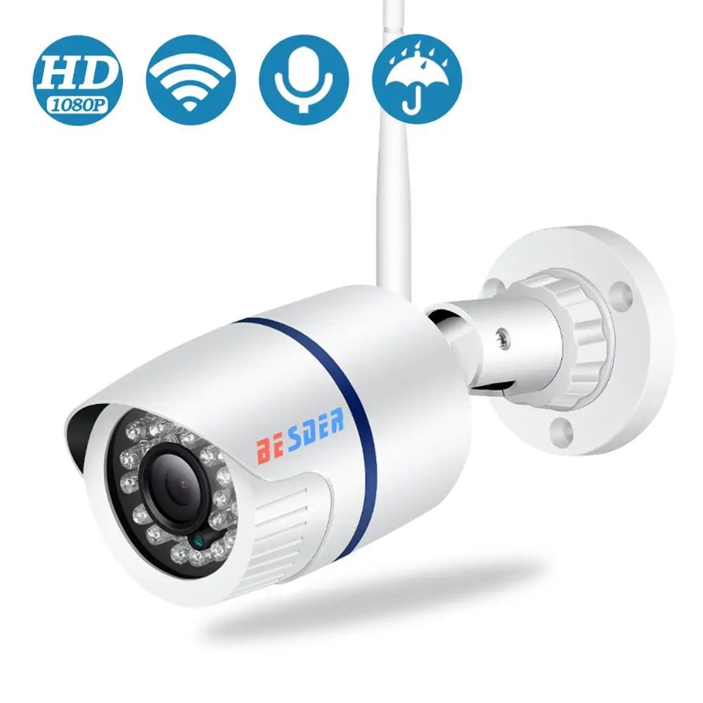 BESDER iCsee ONVIF аудио IP камера 1080P 720P беспроводная проводная P2P сигнализация CCTV