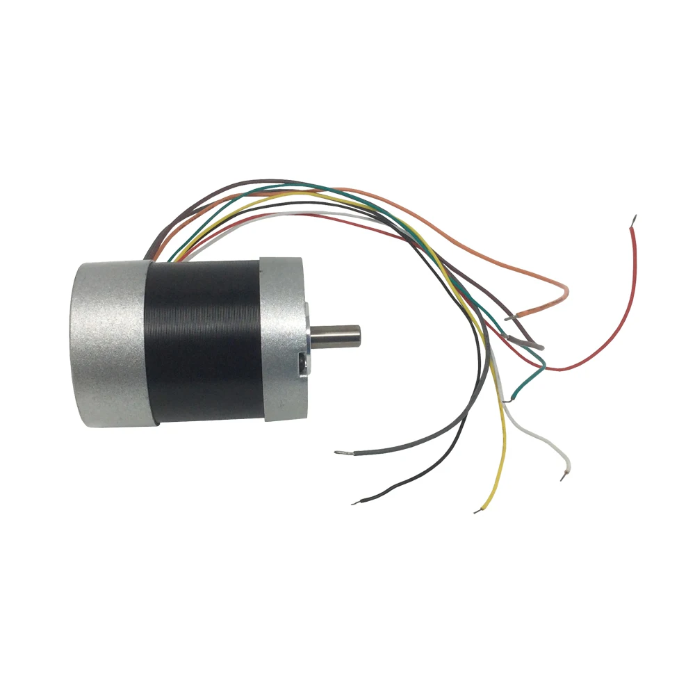D57BL74 Diameter 74mm 24 Volt Mini DC Electric Brushless Motor 3000rpm 65W 4.3A 0.21N.m Torque DC BLDC Brushless Motor 24V