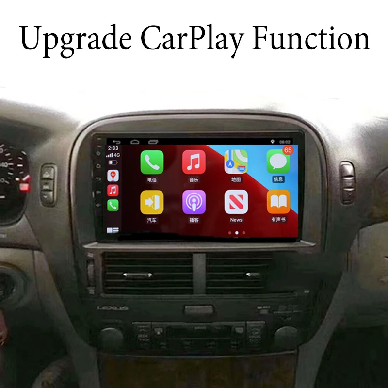LiisLee samochodowe multimedia GPS Hi-Fi Audio radio stereo dla Lexus LS 430 LS430 XF30 2000 ~ 2006 oryginalny styl CarPlay nawigacja NAVI