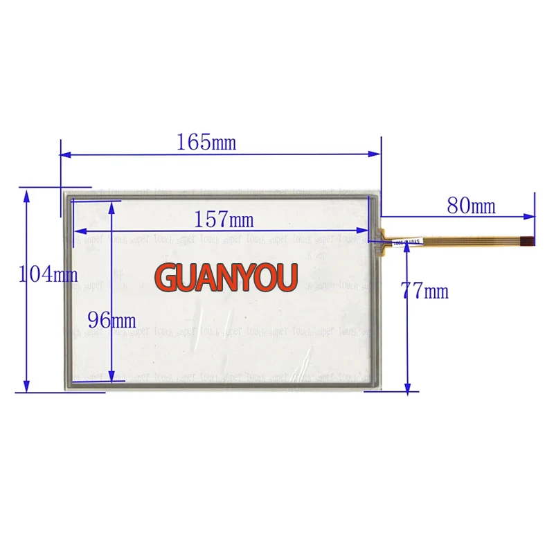 7.0 ?nc LCD Monitor LAM070G004A GCX156AKM-E Sadece Araba icin Dokunmatik Saysalla?trc ǰ Guvencesi Gercek Sipari