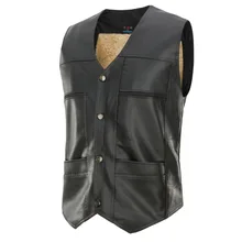 AliExpress New Style Middle-aged Waistcoat Men's plus Velvet Warm Vest MEN'S down Vest Fashion