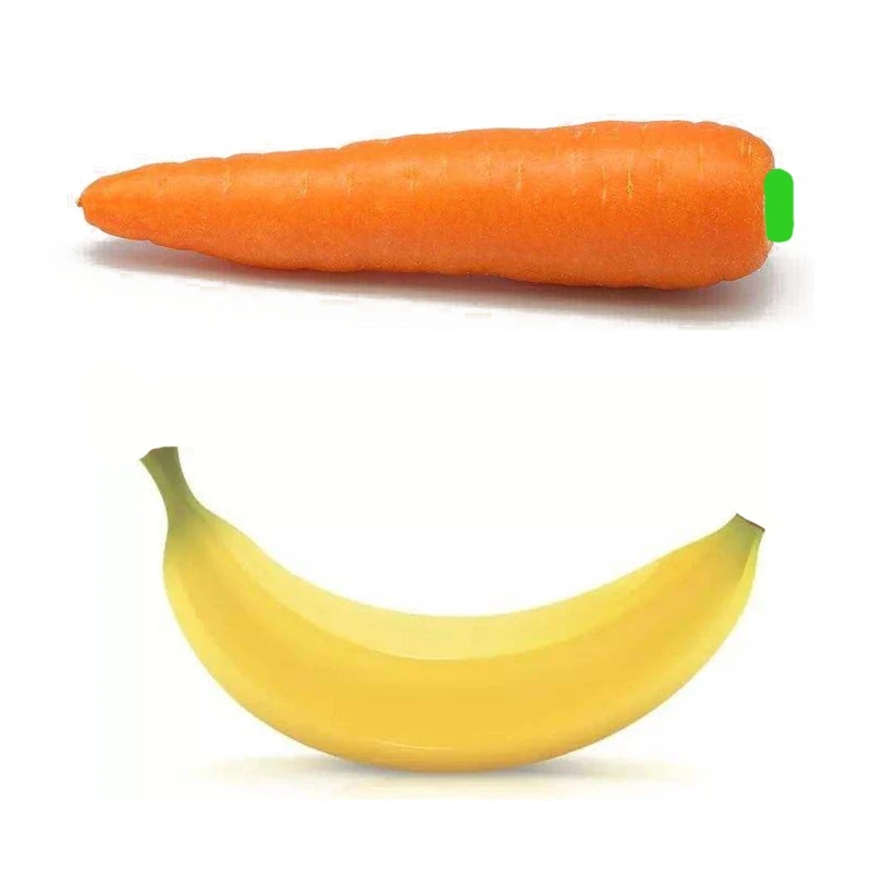 

Shapeable Banana Carrot Vegetable Squeeze Toy Novelty Toy Not Squish Toy Kids