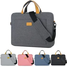 Нейлон 13 14 15 15,6 сумка на плечо для ноутбука чехол сумка для Xiaomi air Macbook Air Pro lenovo Dell, HP, Asus acer чехол для ноутбука