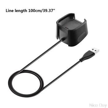 

100CM USB Charging Cable Dock Cradle Station Charger for Fitbit Versa 2 Watch M30 20 Dropship