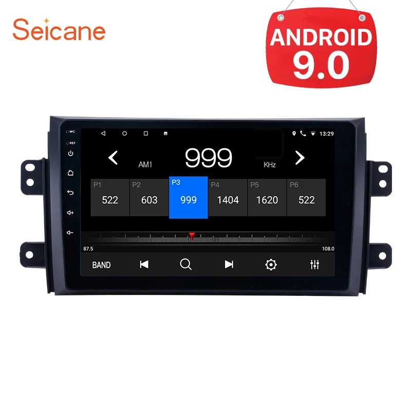 

Seicane Android 9.0 2DIN 9" Car Head Unit Radio Audio GPS Multimedia Player For 2006 2007 2008 2009 2010 2011 2012 Suzuki SX4