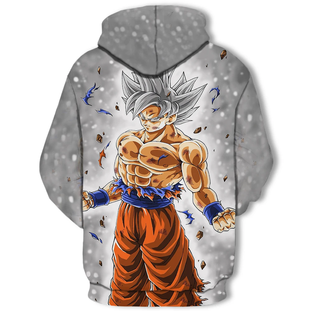 Dragon ball z Goku 3D Толстовка мужская и женская трикотажная Пуловер Куртка худи