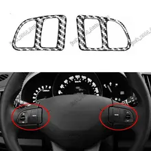 Подходит для Kia Sportage R 2011 2012 2013 настоящая крышка рулевого колеса из углеродного волокна