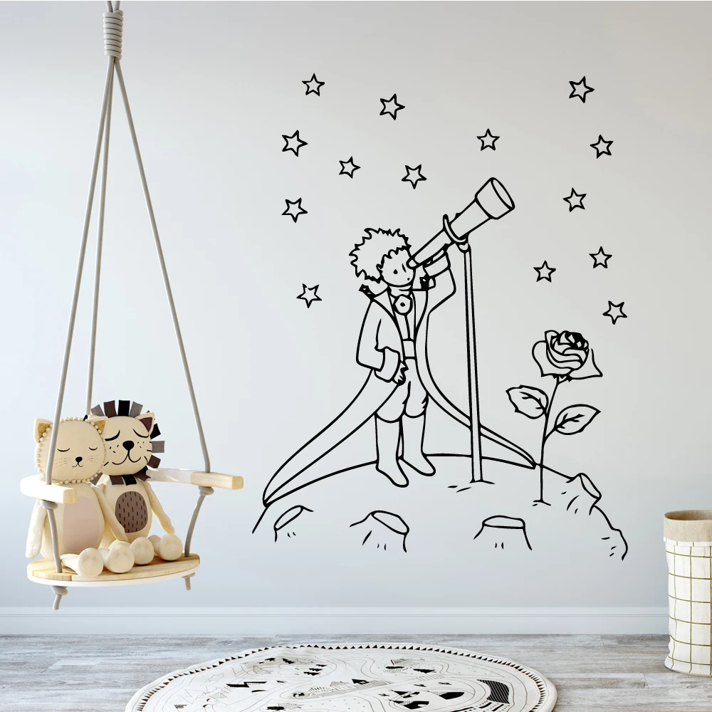 

The little prince Wall Decals Vinyl Wall Stickers For kids wall sticker little prince Wallpaper Boys girls