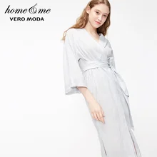 Vero Moda Женская одежда для дома с объемным узором и поясом на шнуровке | 3192R1503