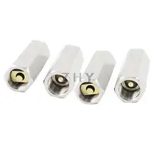 1/8 PT Женская Резьба воздушный Газ Вода без возврата один способ обратный клапан 4 шт