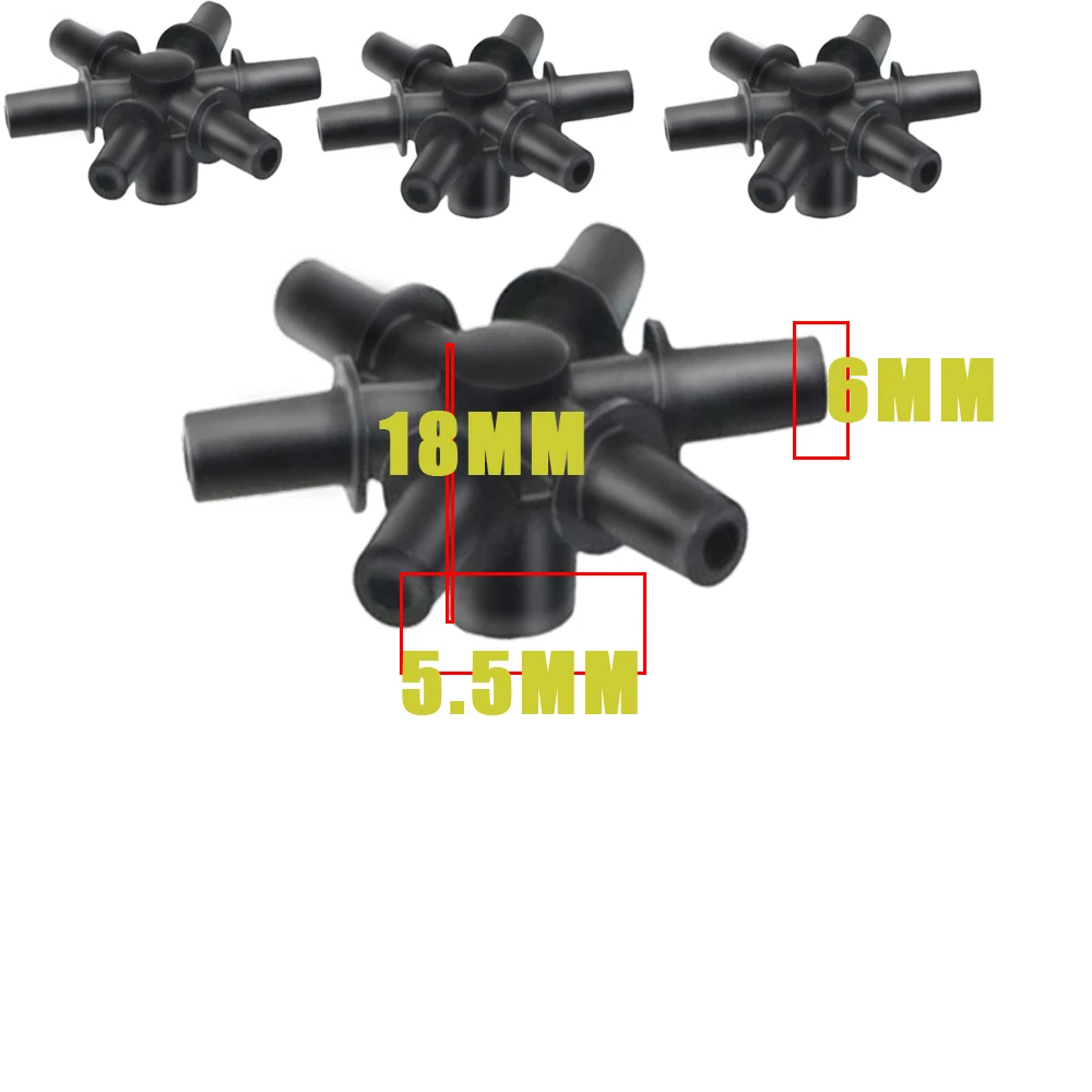 50 шт. 1/4 ''колючей для подключения 4/7 мм шланг Micro/Капельное& Поддержка держатель столбы для 4/7 мм и 3/5 мм шланг& полива и орошения заглушка - Цвет: 10