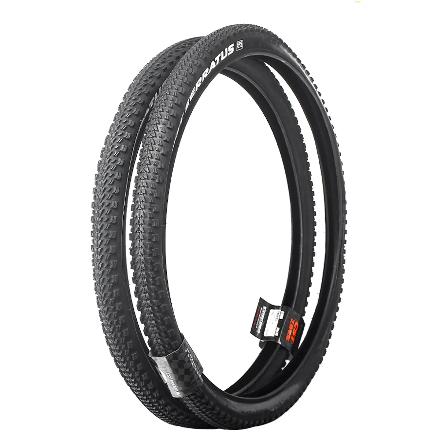 CST Serratus C1955 Mountain Bike Steel Wire EPS Stab Resistant MTB Bicycle Tire, 26 in x 1.95 in, 27.5x1.95, 60TPI
