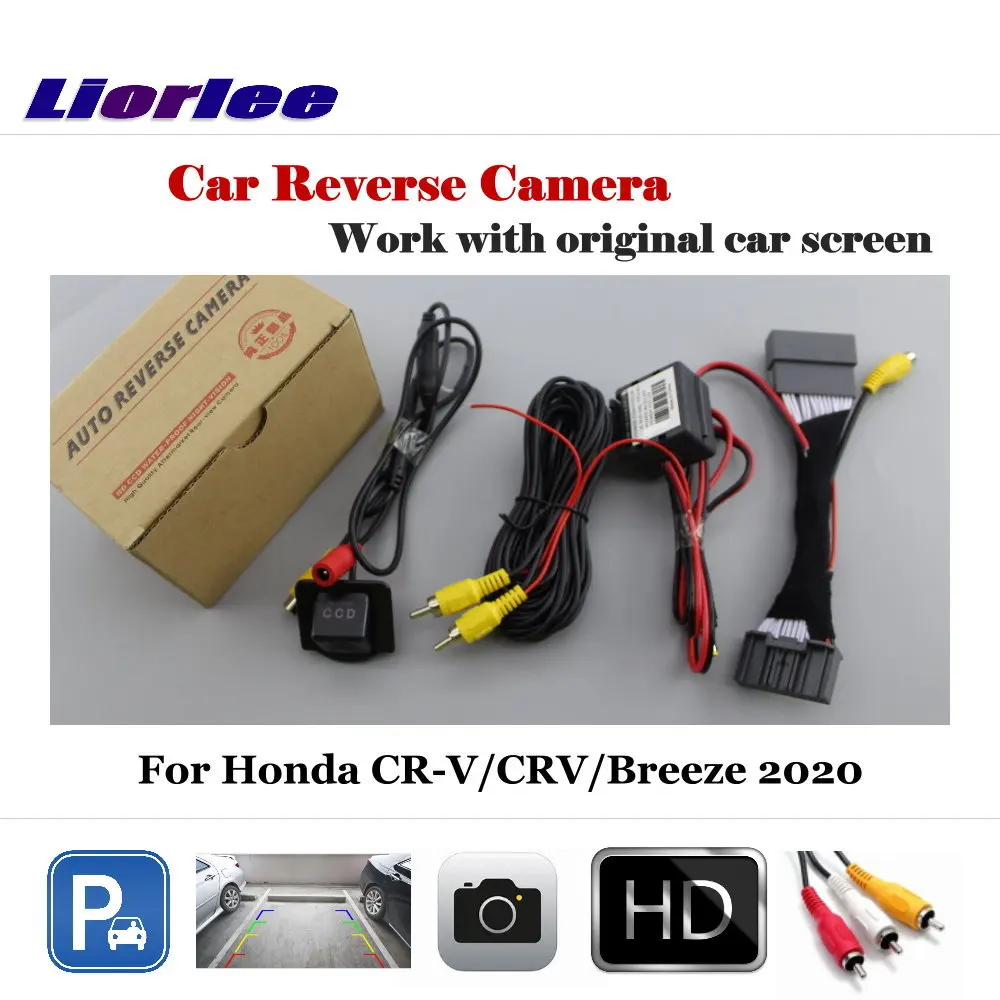 

Для Honda CR-V/CRV/Breeze 2020-2023 Автомобильная камера заднего вида, автомобильная парковочная камера заднего вида, HD CCD OEM аксессуары для камеры