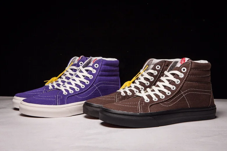 Новое поступление высокие кроссовки VANS OFF THE WALL мужские/женские мужские для бега