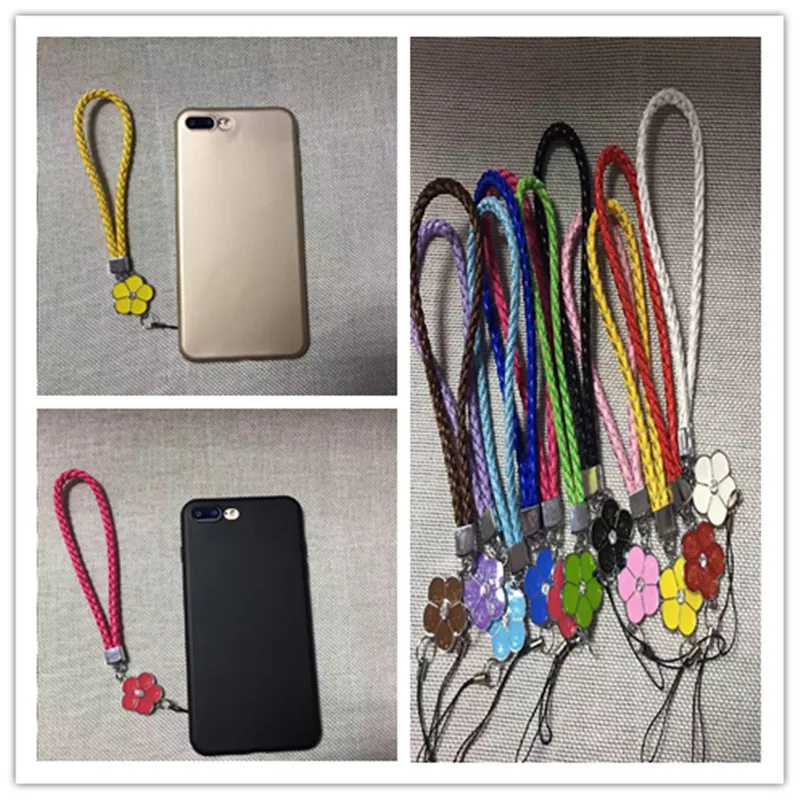 Модный нейлоновый короткий ремешок для мобильного телефона для iphone11 MP3/MP4 U диск брелок цветы телефон ремешок украшение подарок