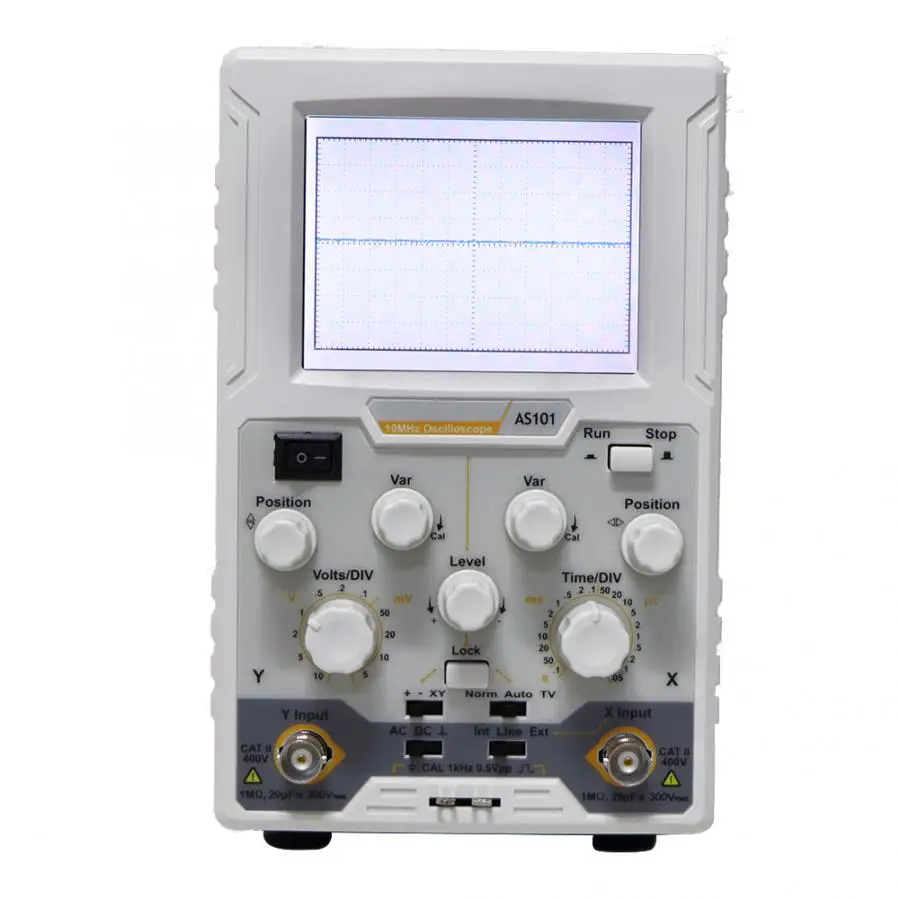 OWON 100 V-240 V 100 мс/с AS101 портативный Настольный виртуальный цифровой осциллограф один канал