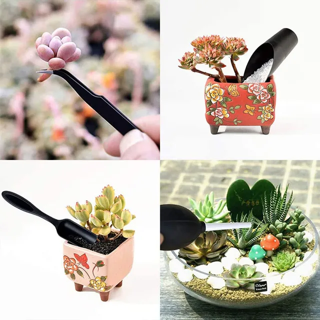 13Db Kerti Ültetvényes Készlet Zamatos Növények Szerszámok Kézi Beállított Beltéri Bonsai Miniatűr Transzplantációs Palánták Mini Szerszám - Image 5