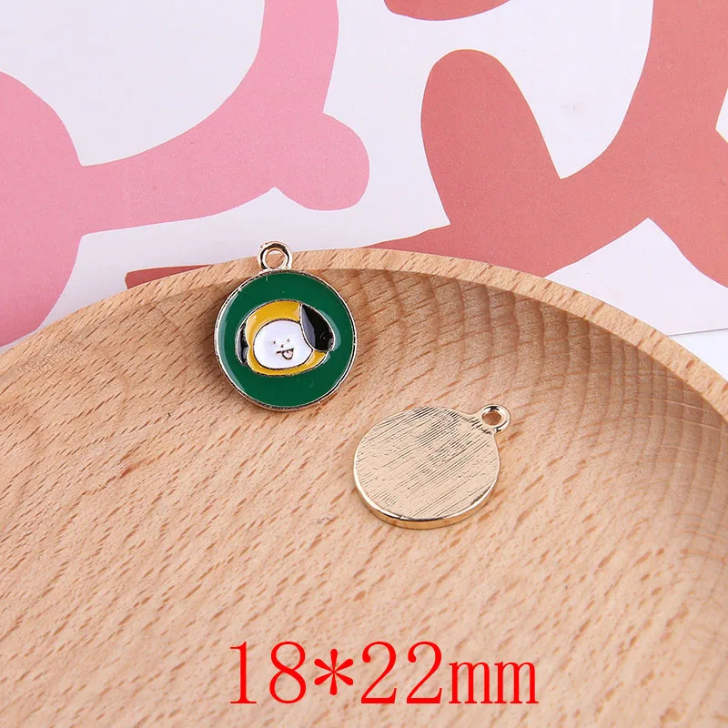 7 New style 40pcs/lot animals core geometry rounds shape alloy drop oil floating locket charms diy jewelry accessory - Окраска металла: 7
