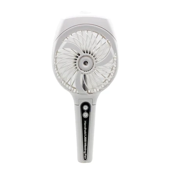 

Foldable USB Handheld Humidifier Mist Fan, Mini Spray Fan Rechargeable Cooling Air Conditioner for Home Outdoor White