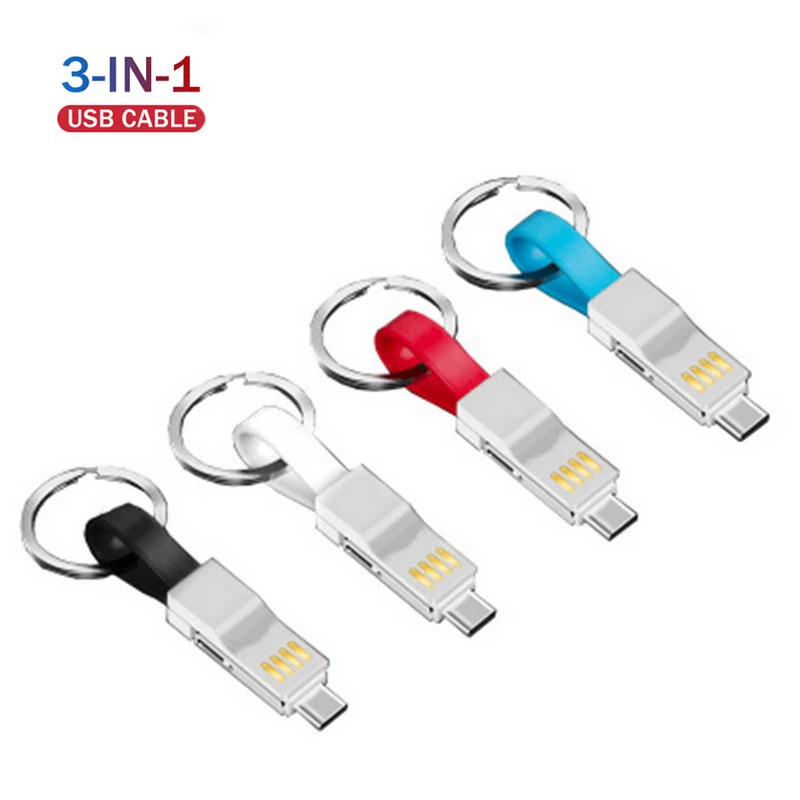 3 в 1 USB кабель для iPhone samsung Xiaomi мульти зарядное устройство быстрой зарядки Micro 2