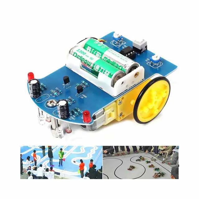 

A23-- D2-1 TT Motor DIY Kit Intelligent Tracking Line Smart Car Kit Motor DIY Electronic Production Smart Patrol