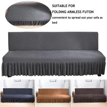 

European Style Simple All-inclusive Elastic Sofa Cover Without Armrest Jacquard Fabric Foldable Home Decoration Couch Cover