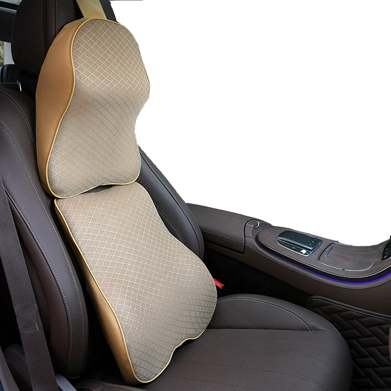 Car Lumbar Support Driver Seat Pillow Backrest Lumbar Waist Cushion  Inflatable Air Cushion Travel Pillow For Airplane Car Office - Neck Pillow  - AliExpress