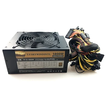 

free ship Computer Mining Power 1800W psu PC Power Supply 12V 24PIN 8PIN for Miner High quality Power supply For BTC ETC ZEC