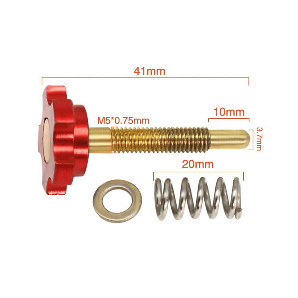 ZSDTRP Motorcycle Carburetor Idle Speed Adjusting Screw kit For PWK Carbs motorcycle carburetor motorcycle sensor guard adjuster screw