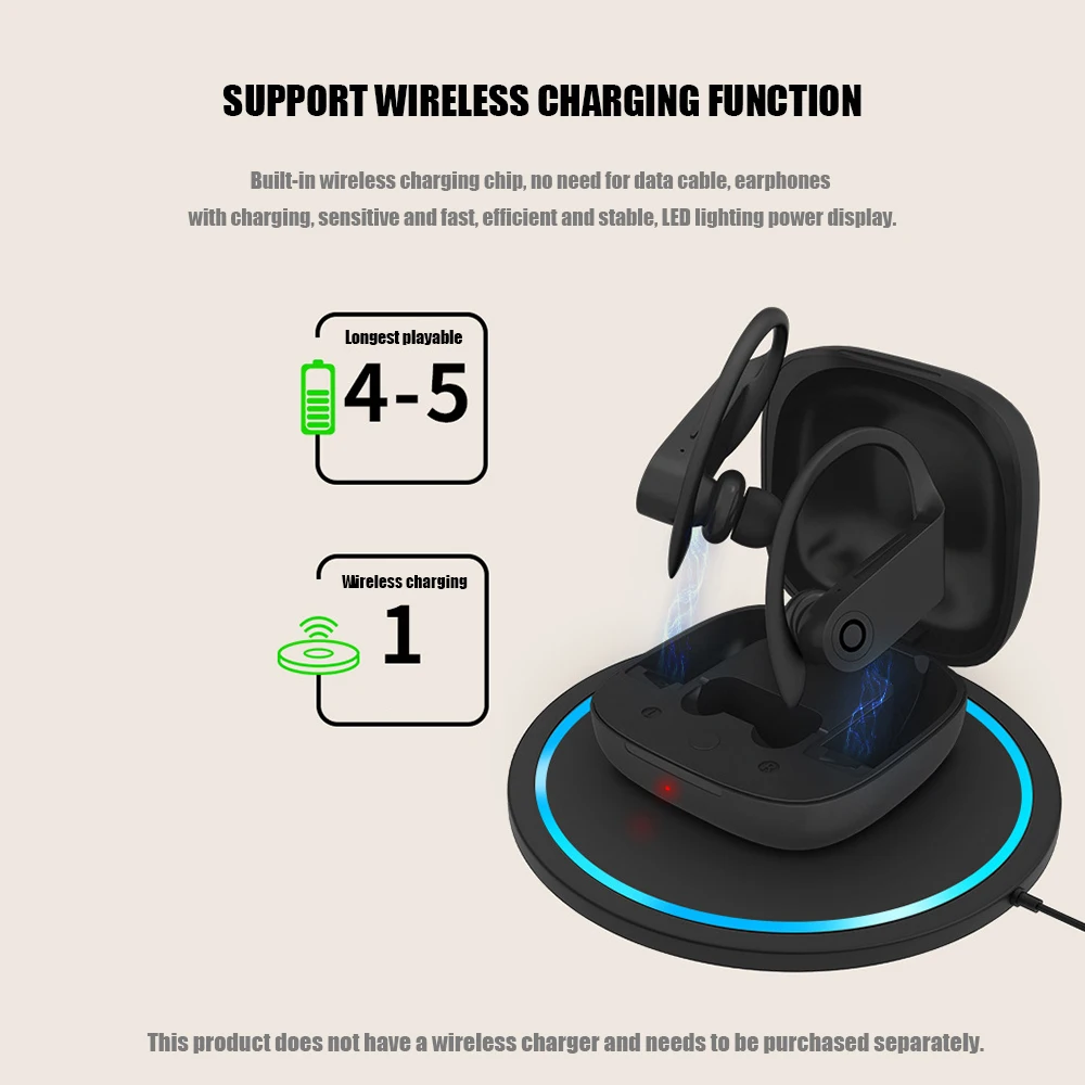 Bluetooth наушники B10 TWS Беспроводная спортивная Гарнитура наушники водонепроницаемые наушники Беспроводная зарядная коробка PK I9000 для телефона Xiaomi