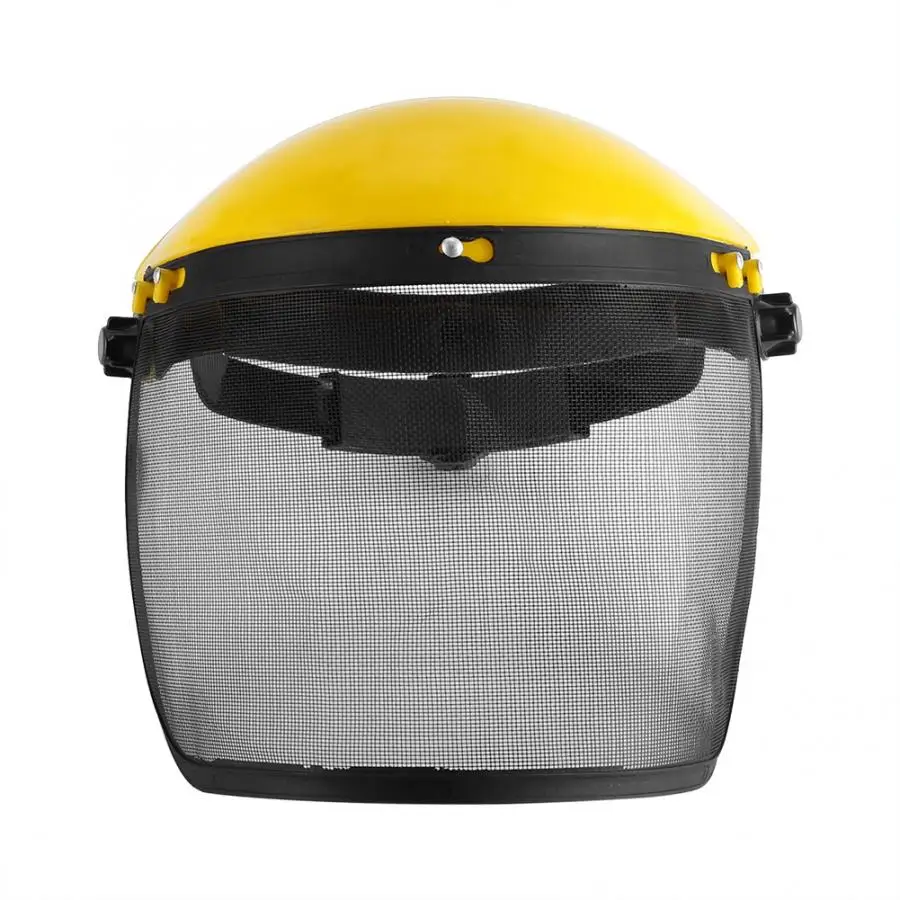 Casque De Sécurité Tronçonneuse Avec Visière Maille & Cache-Oreilles – Protection Forestier & Jardinage Pro