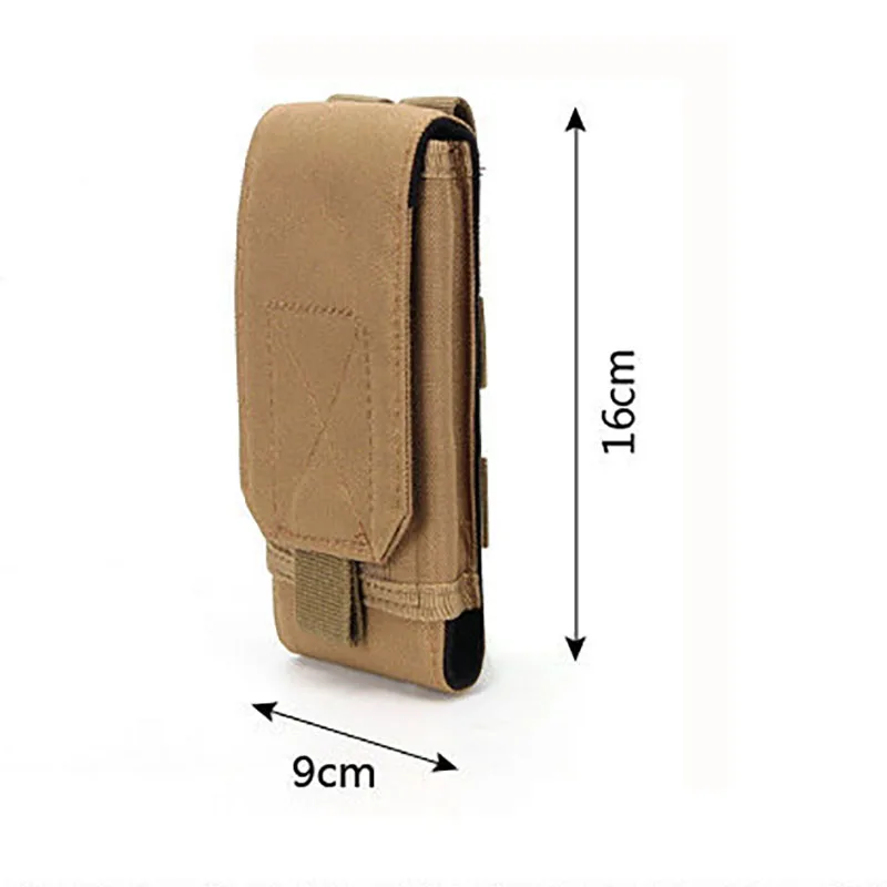 Camo Waist bag Tactical Phone Holder Sport Waist Belt Case Waterproof Nylon EDC Outdoor Camouflage Bag Hunting Bags in Backpack