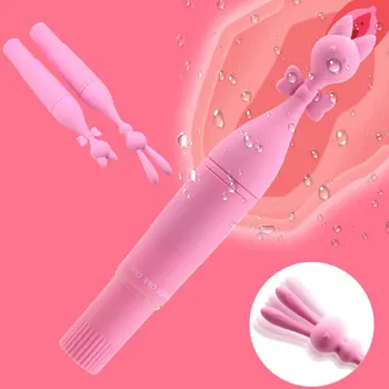 G-Spot Vibrator Rabbit Cat Vibrator Orgasm Vibrating Sticks Sex Toys for Women Clitoris Vagina Stimulator Nipple Massager ZD0272 2