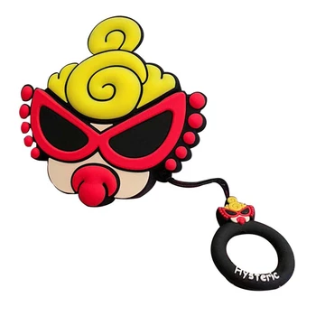 

Cute Black Sunglasses Nipple Fashion Silicone Soft Case For Apple New Airpods Cover Wireless Bluetooth Earphone Case