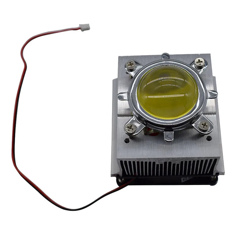 Cooling System Aluminum Radiator+ CPU Fans + 44MM 60degree Lens+ 12V LED Power Supply + 20～100W 395-400nm UV High Power LED Chip