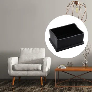 

8pcs Rectangular Shape Furniture Table Foot Cover Caps Chair Feet Protectors
