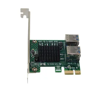 

Riser Card Pci-E To Pci-E Riser Card 1 To 4 Pci-Ex1 To Pci-Ex16 Graphics Interface One To Four Adapter Card