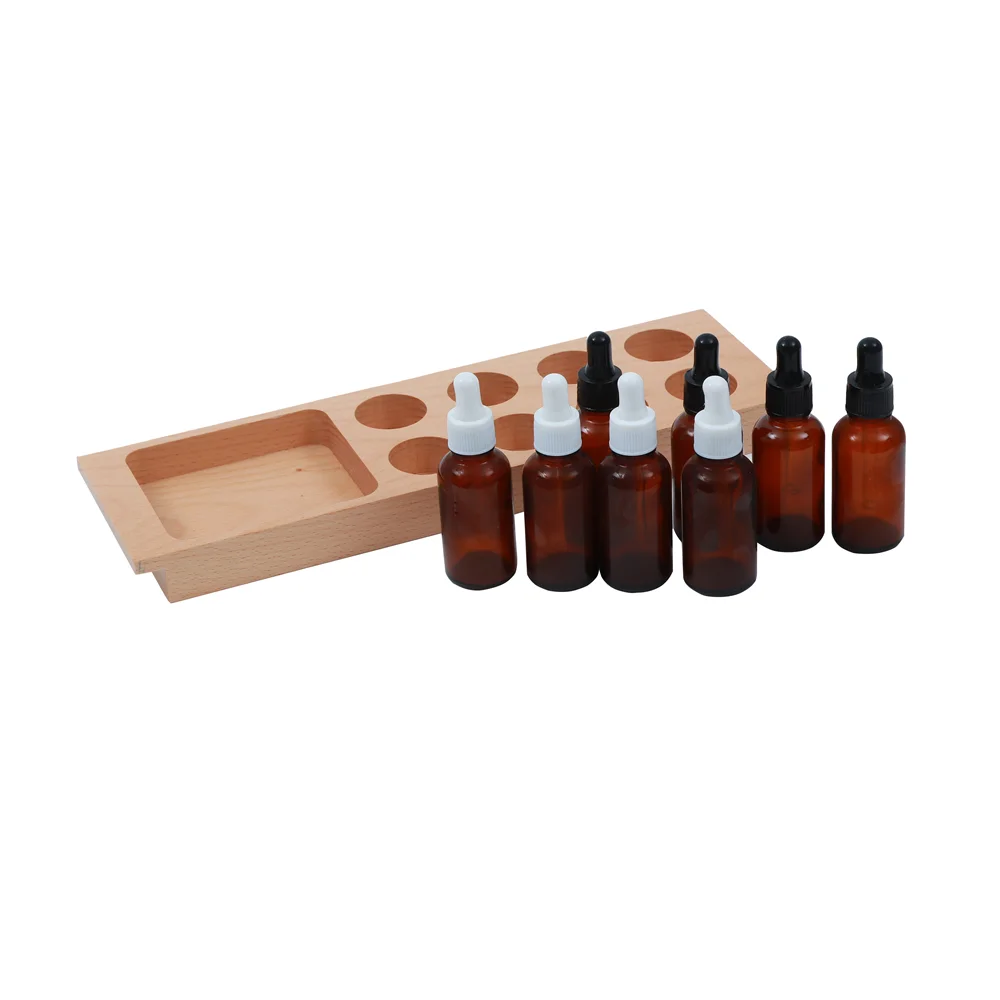 montessori-sensory-bottles-with-wooden-tray-educational-equipment-for-gustatory-sense-experience-kids-early-learning-resources