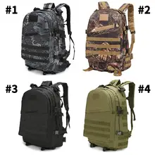 40L Outdoor Backpack Molle Military Tactical Backpack Rucksack Sports Bag Waterproof Camping Hiking Backpack For Travel rasputin item over5 lc backpack pencott greenzone military tactical backpack molle system free shipping sku12050393