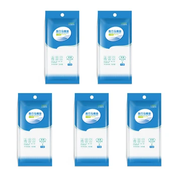 

5Packs 50Pcs/Lot Disposable Toilet Seat Cover Safety Travel/Camping Bathroom Accessories Mat Portable Toilet Seat Cover