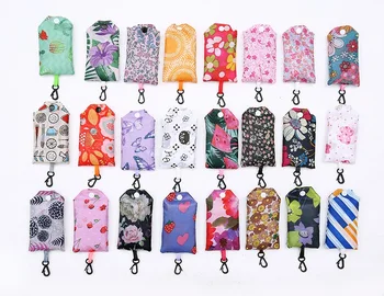 

Multicolor Foldable Shopping Bags Reusable Grocery Bag Portable Large Size Tote Bags Eco-friendly Pouch 38*58cm WB1193